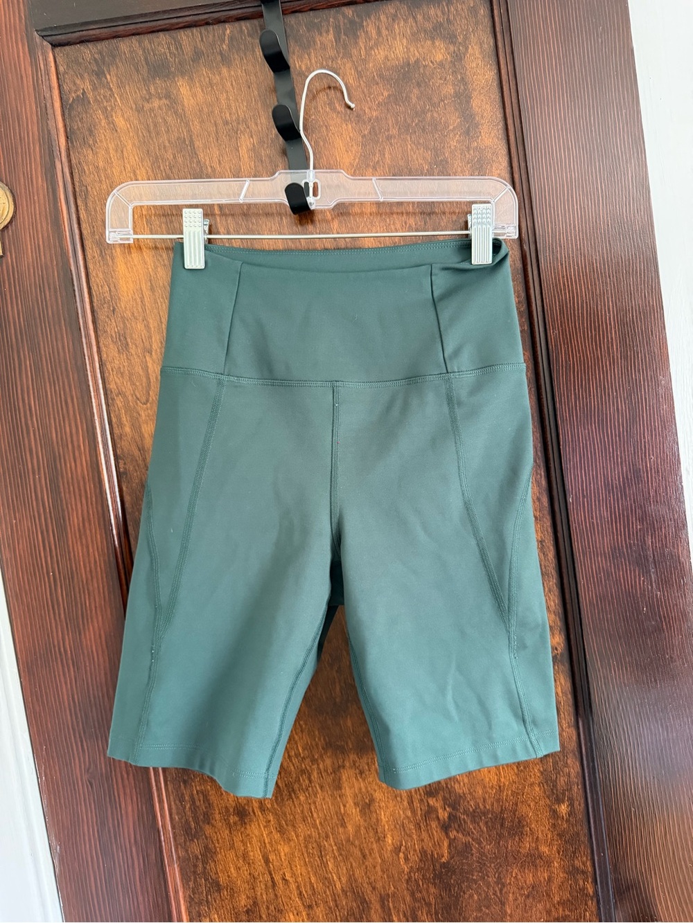 girlfriend collective Forest Green High-Rise Bike Shorts